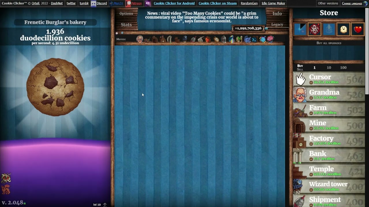 Cookie clicker Oh deer