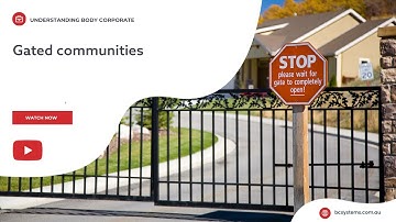 Gated communities