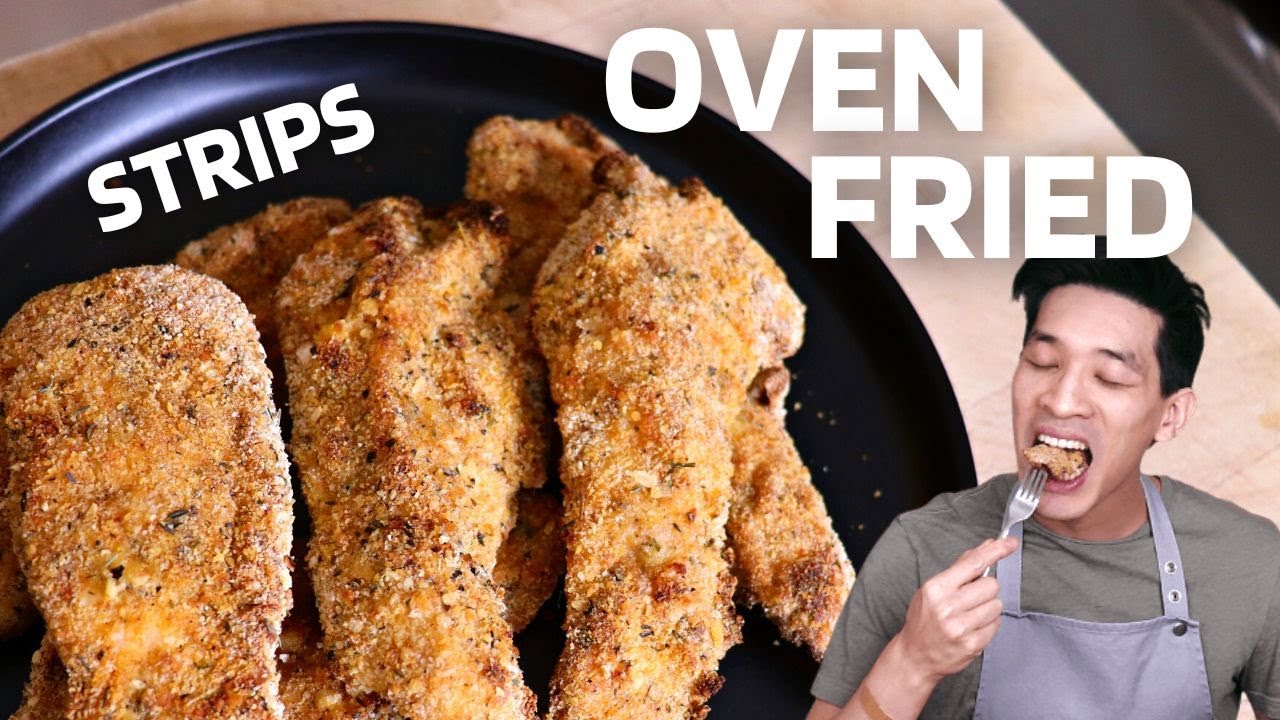Making a HEALTHY BREADED CHICKEN TENDERS Recipe for Superbowl Game Day