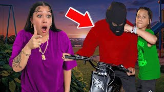 Boy Confronts Bully For Stealing His Electric Bike