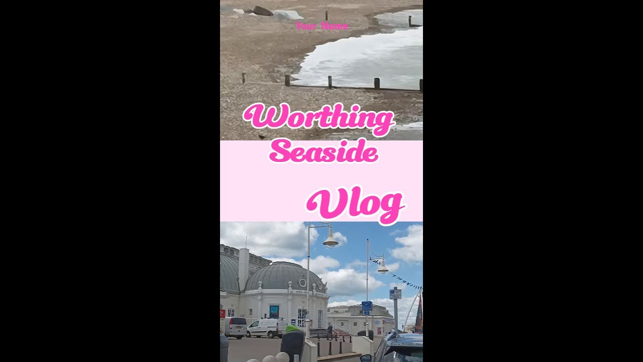 Vlog #1- Worthing Seaside 🏖️|| Peaceful& Uncrowded Holiday Destination In West Sussex🇬🇧(Urdu)