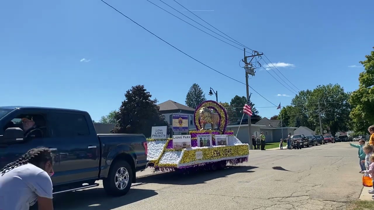 Lena Illinois parade for the fall festival video 1 of 7