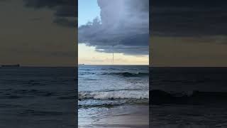 Waterspout Filmed from a Beach