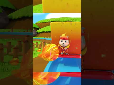 “Uh-oh! The train is in trouble – can Wolfoo and the Elements save it in time?” #shorts