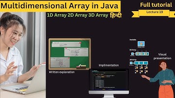 #19 multidimensional array 2D array in java
