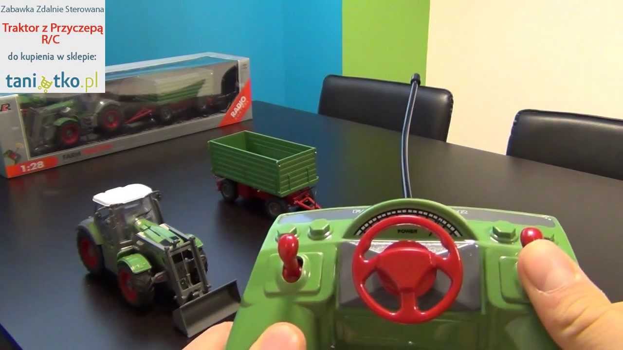 Taniutkopl Duży Zdalnie Sterowany Traktor Z Przyczepą Taniutkopl Duży Zdalnie Sterowany Traktor Z Przyczepą