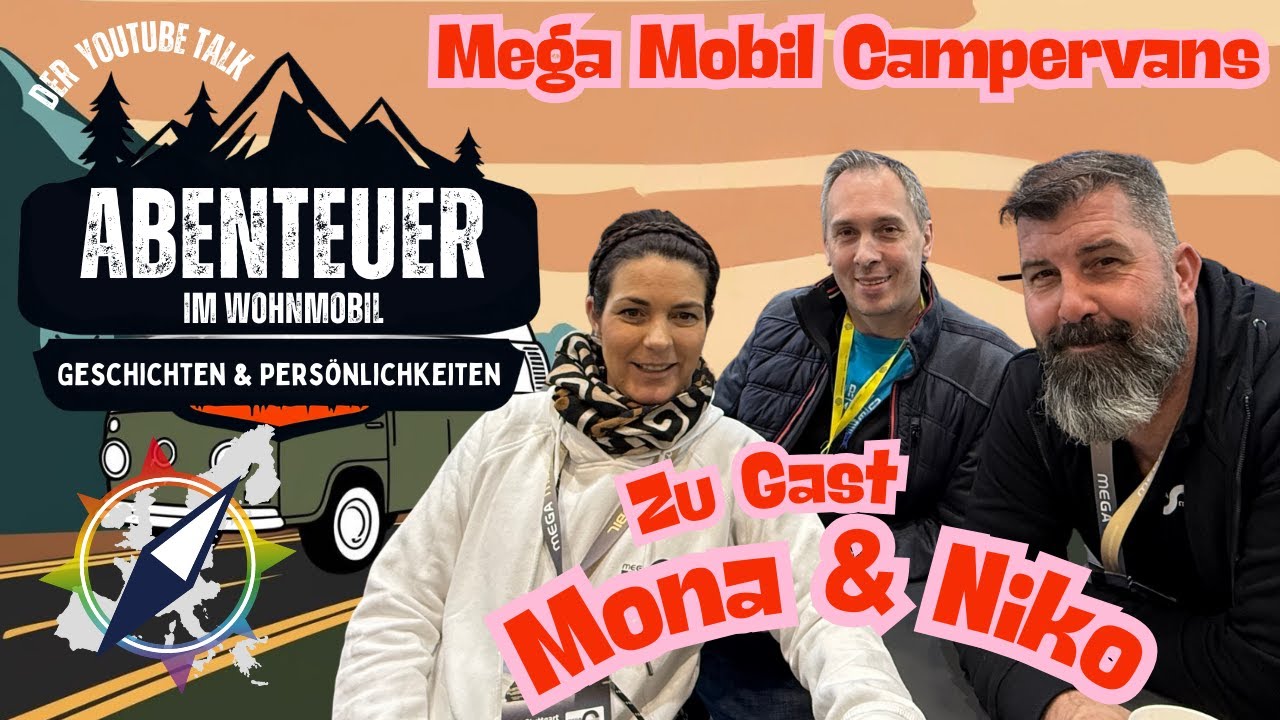 Abenteuer im Wohnmobil, Heute: Mona & Niko von Mega Mobil Campervans