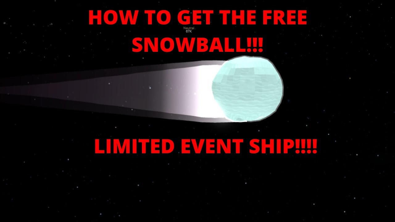How To Get The Limited Snowball Ship For Free Galaxy Roblox Youtube - snowball galaxy roblox