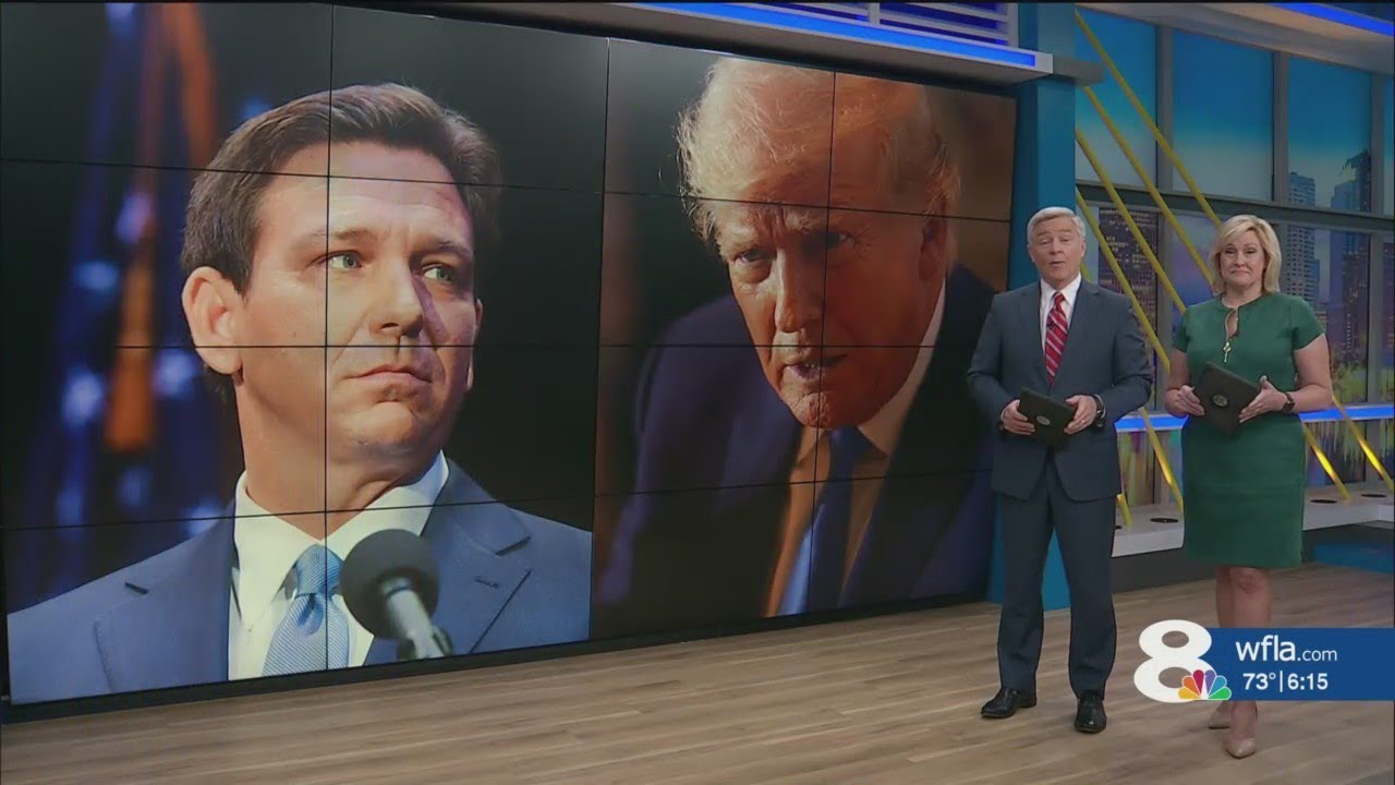 Former President Trump ramped up his criticism of Gov. Ron DeSantis