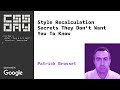 Style recalculation secrets they dont want you to know  patrick brosset  css day 2023