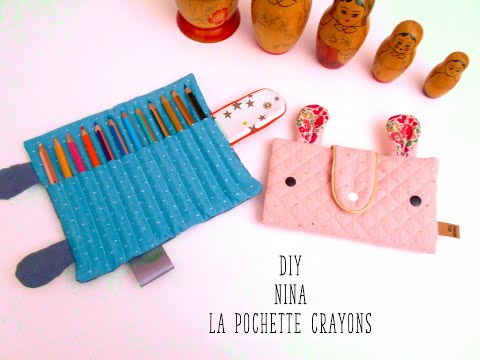 Couture : la pochette à stylo – Merveilles et Coquillettes