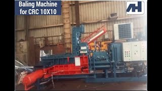 Hydraulic Mini Baler Machine 10x10 for Compacting CRC/IRON/MS/Aluminium Scrap