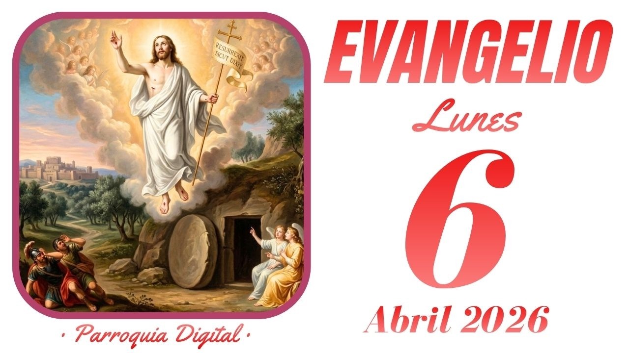 Evangelio de hoy Lunes 6 de Abril de 2026 - YouTube