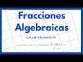 Fracciones Algebraicas