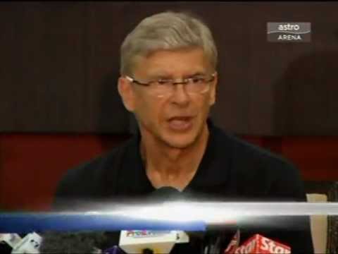 Arsenal vs Malaysia 2012 full match with post match reviews from Arsene Wenger