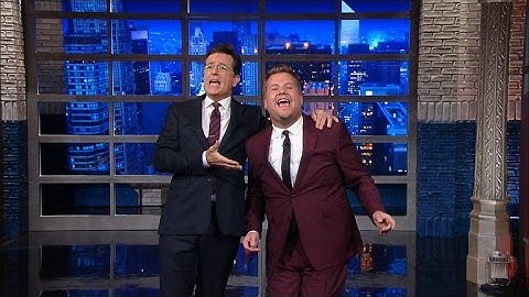 Stephen & James Corden Sing 
