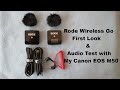 Rode Wireless First look &amp; audio test