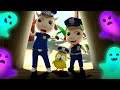 Police Team vs Ghosts in the Cave | Rescue Team Mission | Funny Cartoon &amp; Kids Songs