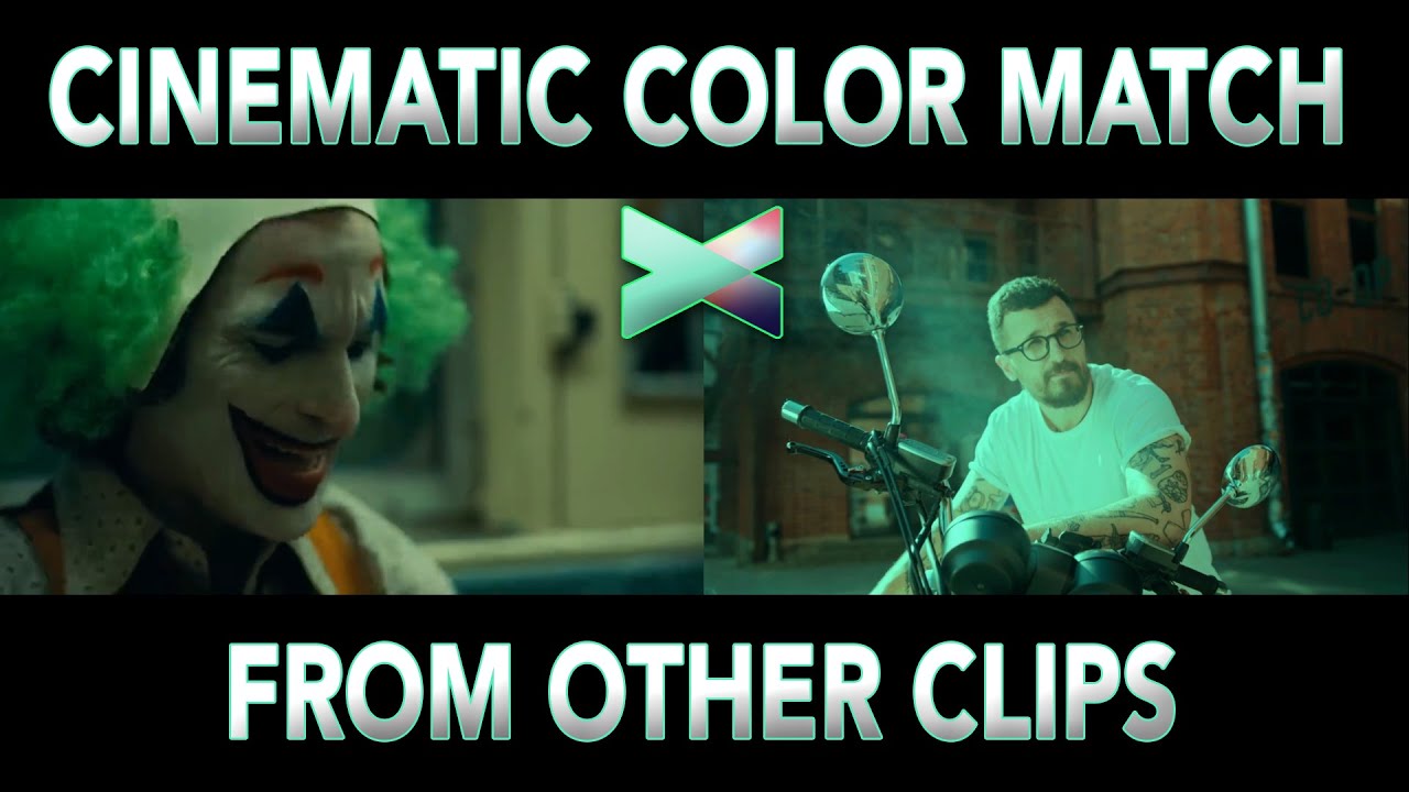 Cinematic Color Matching From Other Clip On Filmora X Filmora Color