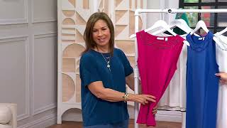 Susan Graver Artisan LK Luxe A-line Embellished Sleeveless Top on QVC