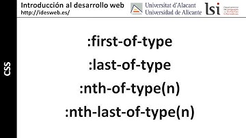 CSS: selectores CSS3