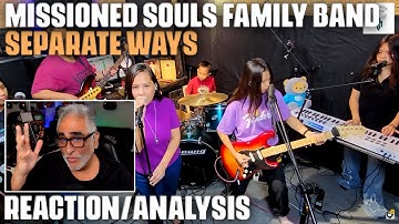 "Separate Ways" (Journey Cover) by Missioned Souls Family Band, Reaction/Analysis by Musician