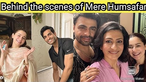 Behind the scenes of Mere Humsafar / Hala & Hamza