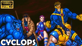 Cyclops Full Playthrough - XMEN Mutant Apocalypse (No Losses 1CC) LongPlay 1 Credit Ending