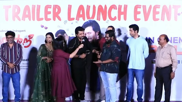 Sarangapani Jathakam Trailer Launch Event LIVE | Priyadarshi | Roopa Koduvayur | MohanaKrishna