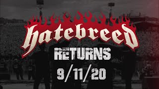 HATEBREED - This Friday, the 11th of September 2020.....