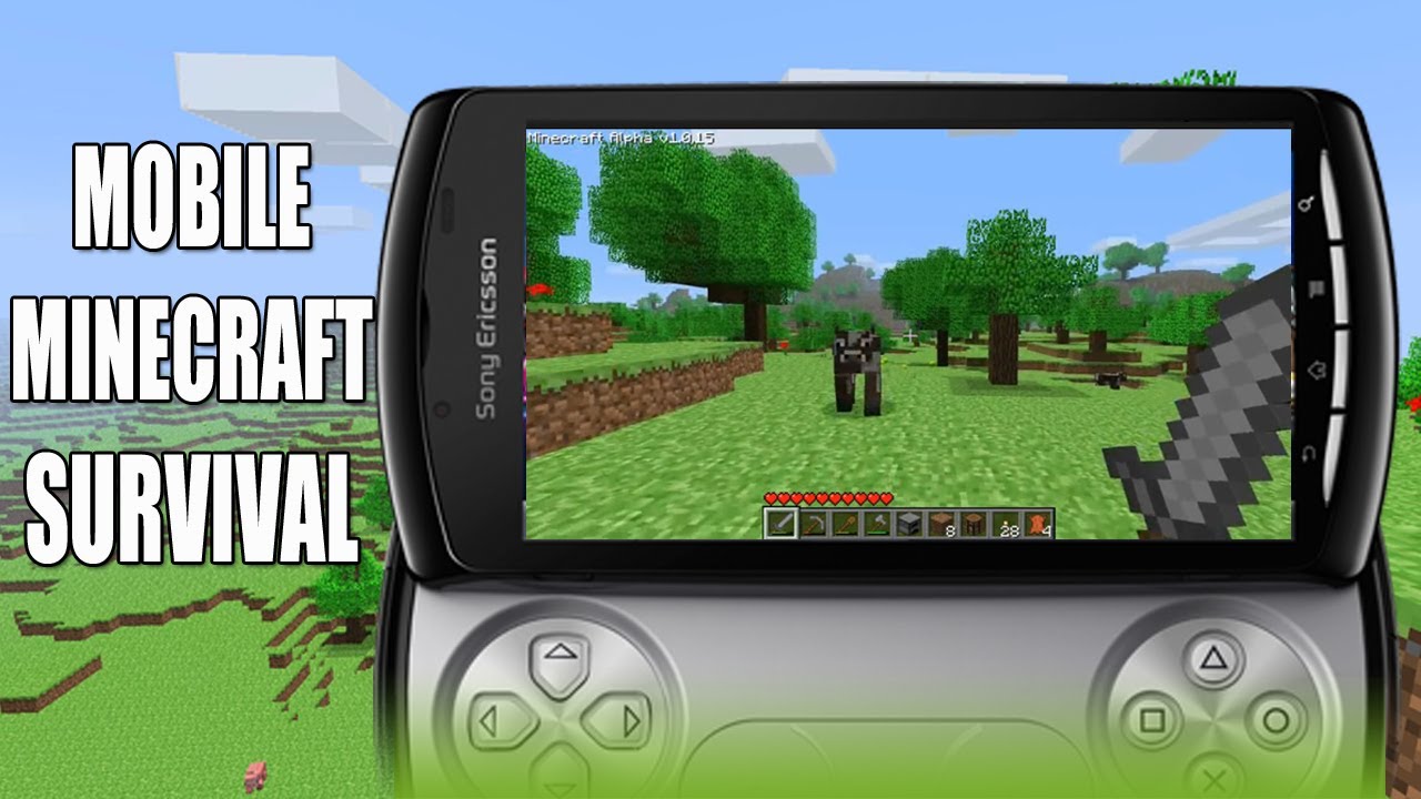 Minecraft Pocket Edition: Survival Mode - YouTube