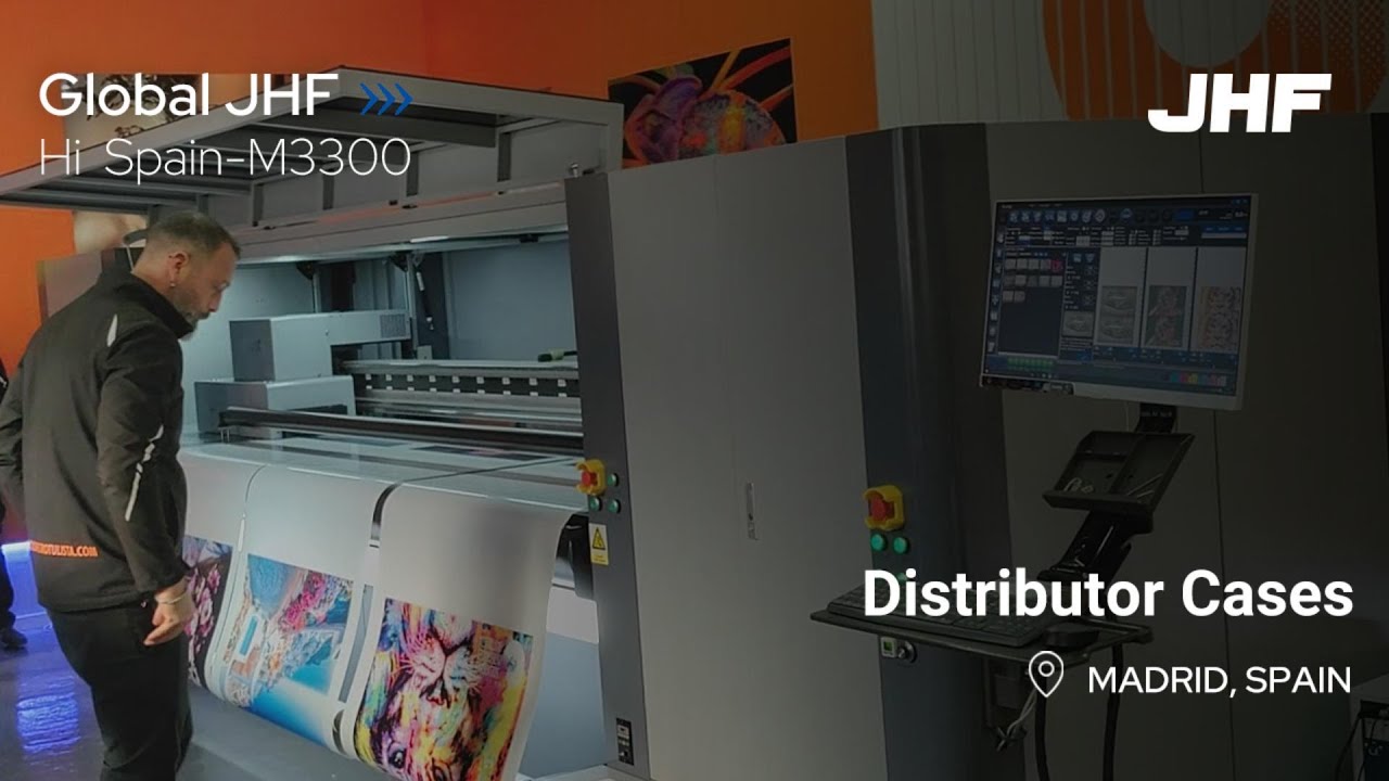 Spanish  Customer | JHF M3300 printer is the choice of art masters