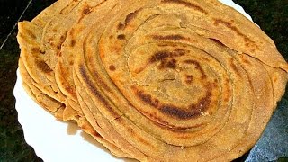 Gothambu Parotta / Kerala Whole Wheat Parotta