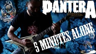Pantera - 5 Minutes Alone FULL Guitar Cover