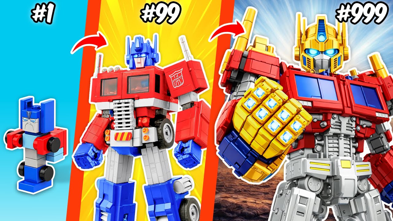 LEGO TRANSFORMER: ho potenziato LEGO Optimus Prime in ogni versione | AM Bricks Italian