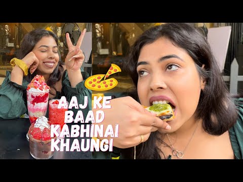 Itna Zada kha liya Weight badh gaya🤦‍♀️😩😭 | food vlog 🤤
