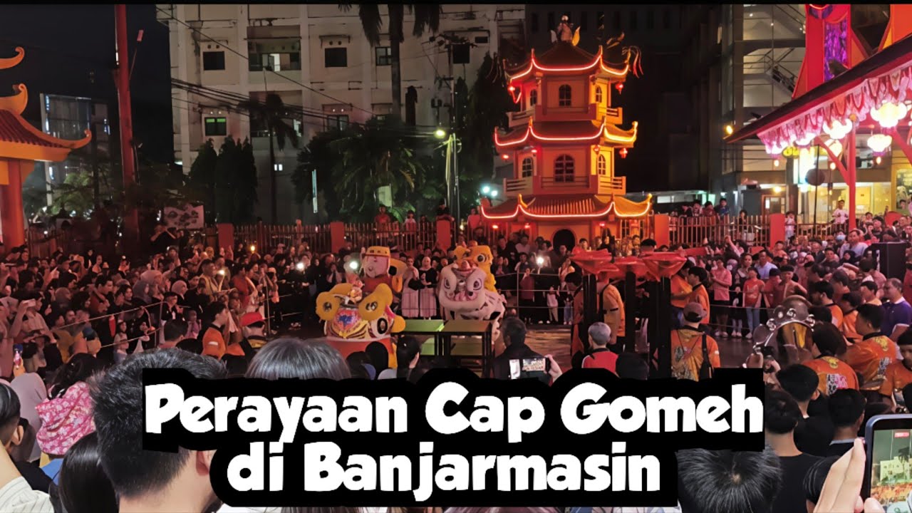 PERAYAAN CAP GOMEH 2026 DI KOTA BANJARMASIN : ATRAKSI BARONGSAI 