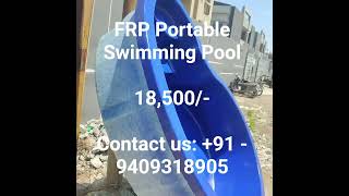FRP Pool, #abovegroundpool #commercialpools #poolplans #swimpool #fiberglass Contact - 9409318905