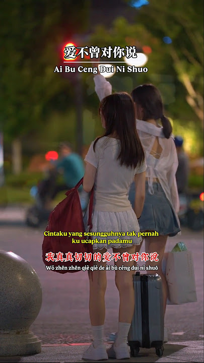 爱不曾对你说 Ai Bu Ceng Dui Ni Shuo ( Cinta Tak Pernah Memberitahumu ) #jo_han2011 #mandarinsong #爱不曾对你说