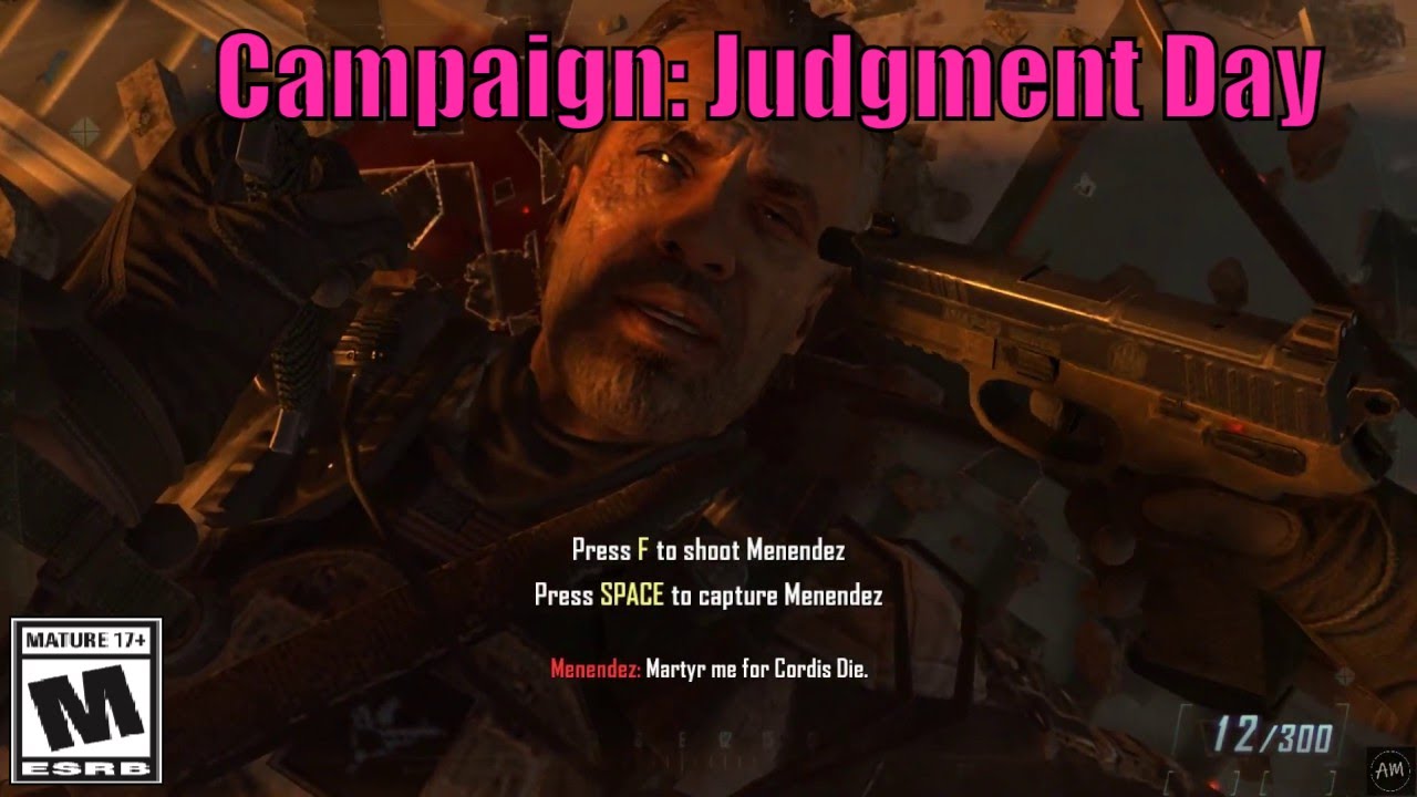 Call of Duty Black Ops 2 Campaign Judgment Day YouTube