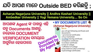 Outside BED କରିଛନ୍ତି କି 🤔|| Documents required for Document Verification - LTR, RHT, SSD, JT