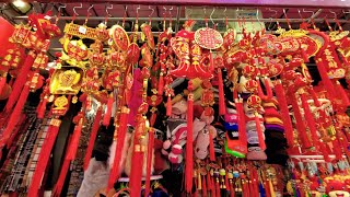 Tour the Streets and Alleys of New York City Chinatown Market, Shops and Restaurants [4K]