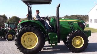 John Deere 6105M Open Station 4x4 Tractor For Sale!