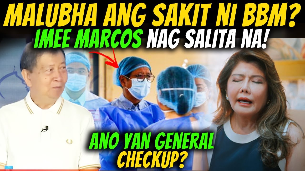 VP SARA MAG HANDA KANA! IMEE MARCOS NAGPAPANIC NA? SAKIT NI BONGET MALUBHA NABA?