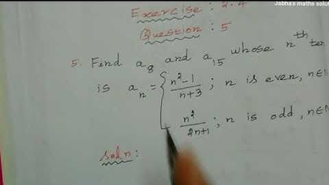 Tn samacheer 10th maths exercise 2.4 question 5/ find the indicated term of the sequence