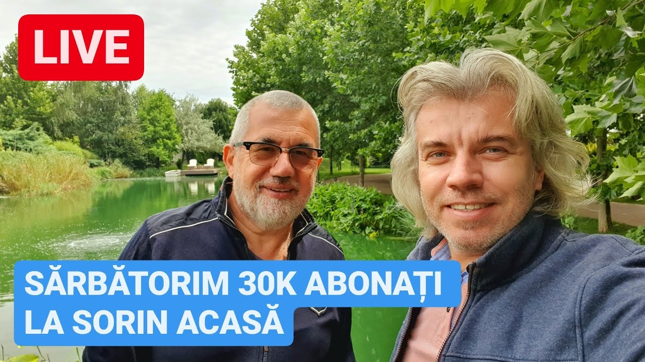 🔴 LIVE de la SORIN CONSTANTINESCU de ACASĂ, pescuit, off-road, grătar, cină aniversară