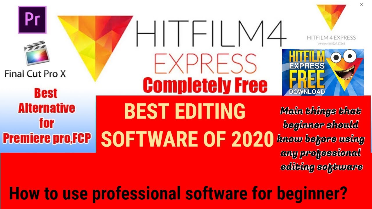 How to Edit Video for Beginners Tutorial Hitfilm Express 14 2020 YouTube