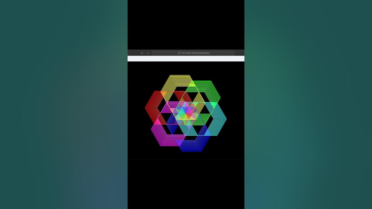 Python Turtle Hexagon Graphics || #python #pythonprogramming # ...