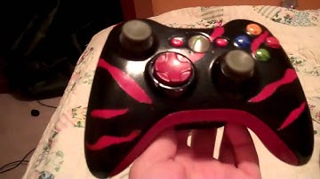 xbox 360 modded red tiger controller for sale