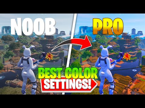 The BEST Colorblind Settings For Fortnite Chapter 4 Season 4!